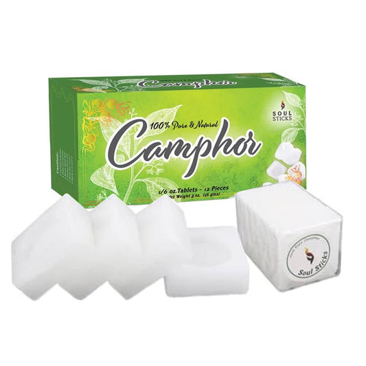 Soul Sticks - 100% Pure & Natural Camphor Box (56 g.)